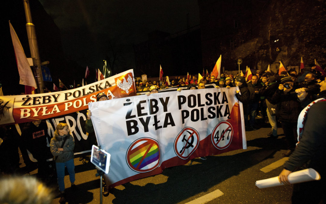 Nationalists clash with police in Wrocław after far-right march called off due to antisemitism