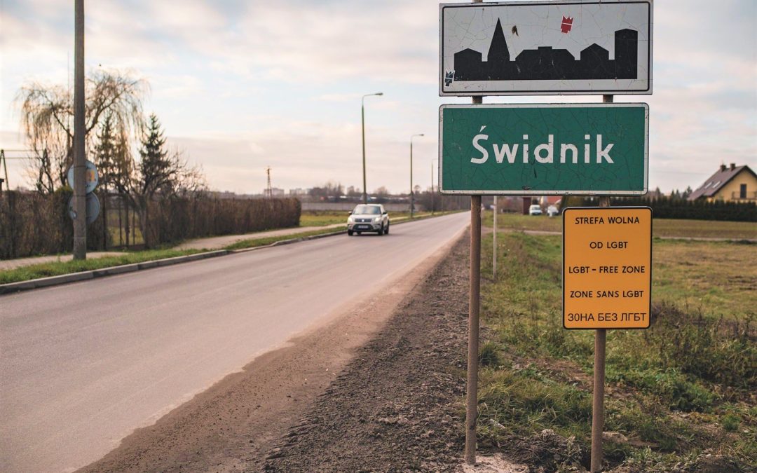 Activist signposts Polish towns as “LGBT-free zones” in protest against anti-LGBT resolutions