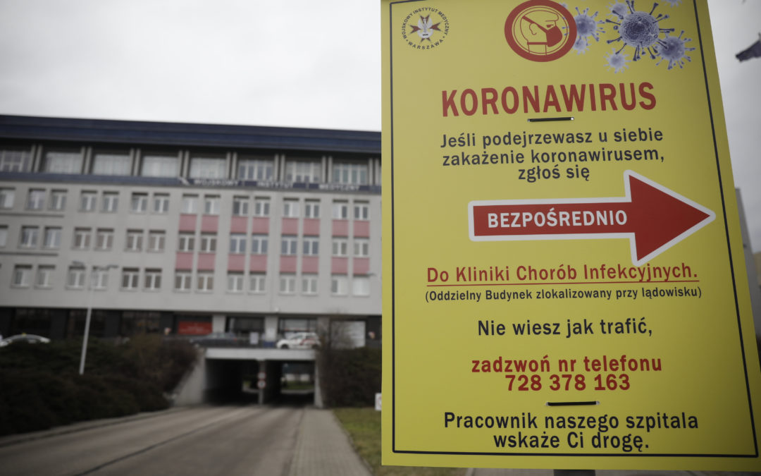 Hospital treating Poland’s first coronavirus case lacking basic protective equipment, relying on donations
