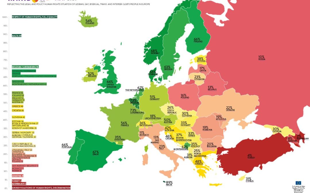 Poland ranked as worst country in EU for LGBT people