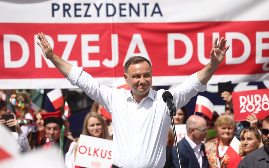 Exit poll shows narrow election lead for incumbent Polish president but within margin of error