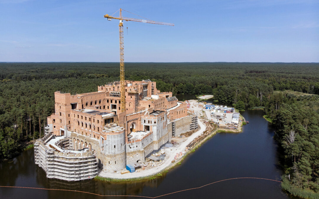 Officials detained over medieval-style castle residence built in EU-protected forest in Poland