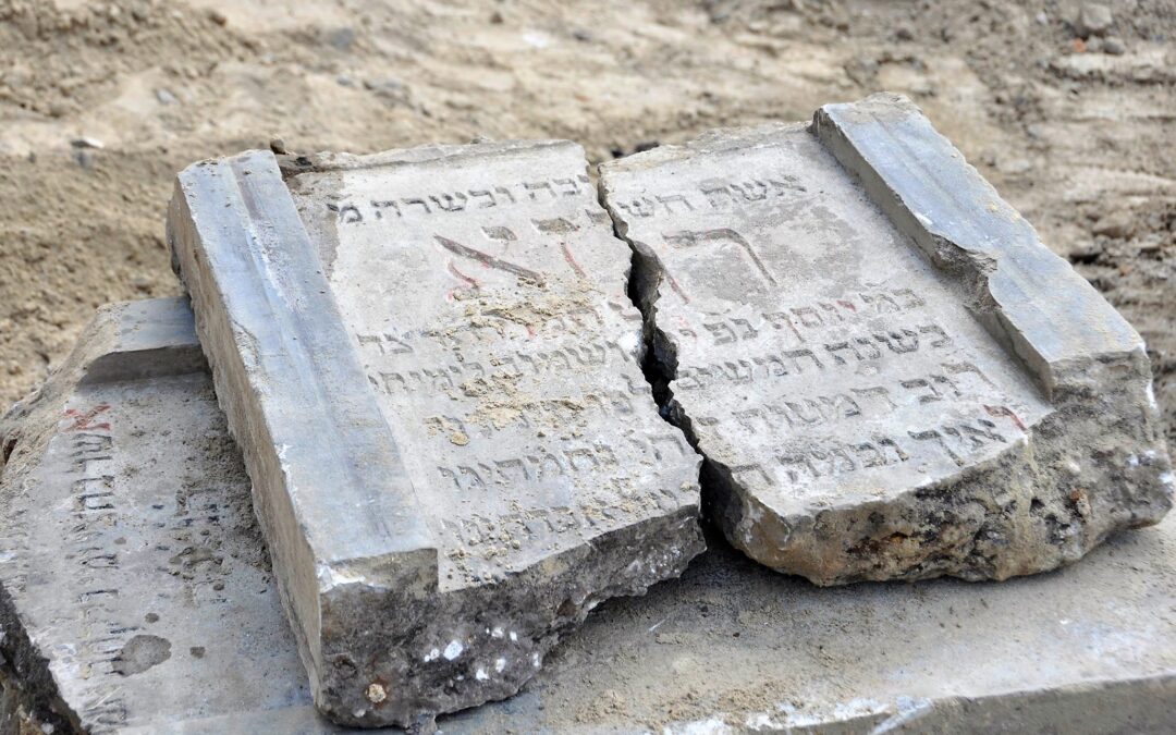 Over 150 Jewish tombstones used for road construction in WW2 unearthed in Polish town