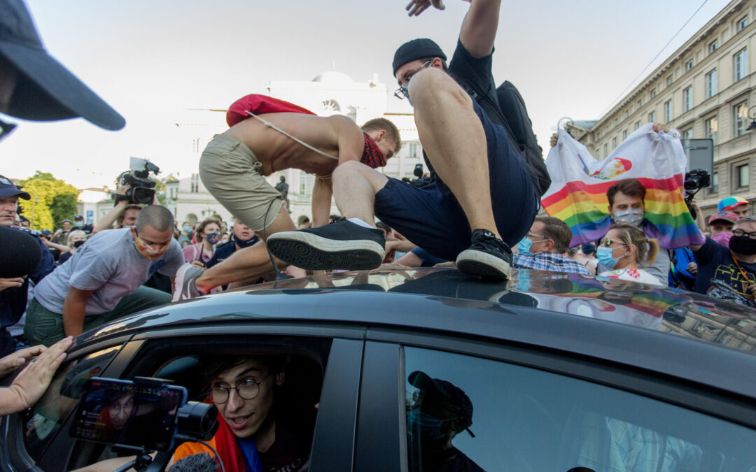 “No apologies, no shame”: the rise of Poland’s guerrilla LGBT activists   