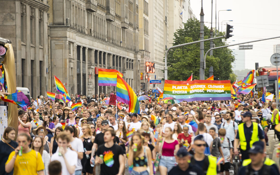 Polish LGBT activists indicted for crime of offending religious feeling  with rainbow Virgin Mary image