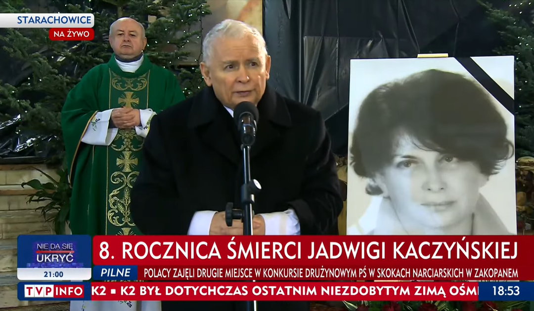 “Evil is attacking Poland”, warns Kaczyński at church service reported for alleged Covid rules breach