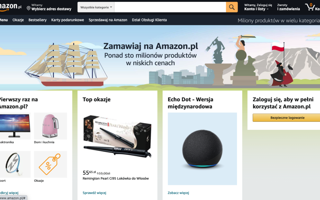 Amazon enters Poland with unannounced overnight Polish website launch
