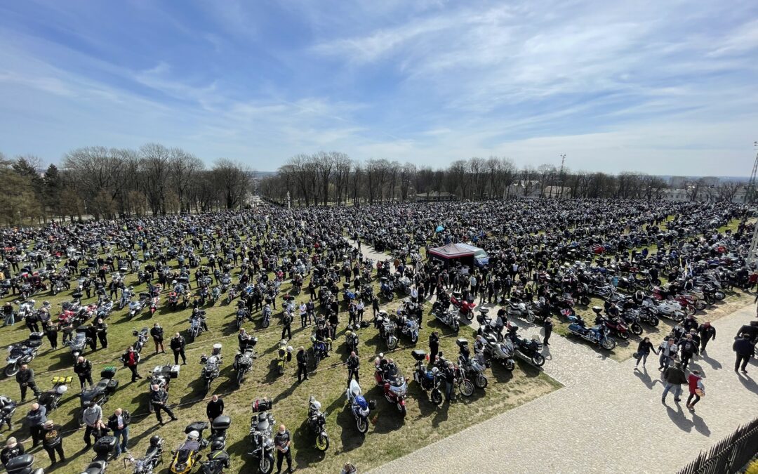 Police take action after thousands of bikers gather at Poland’s holiest Catholic shrine