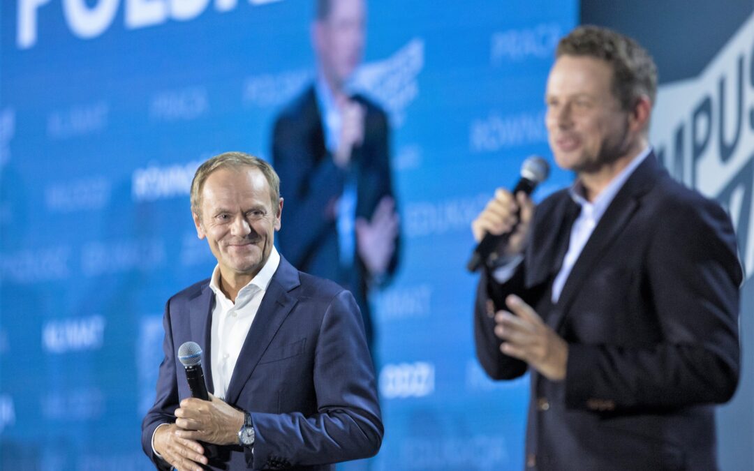 Tusk pledges to introduce same-sex unions as Polish opposition push for youth vote