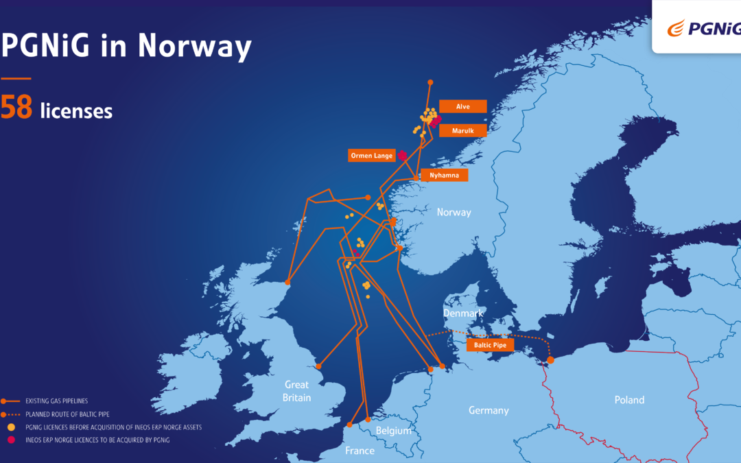 Polish state firm buys further Norwegian gas licences