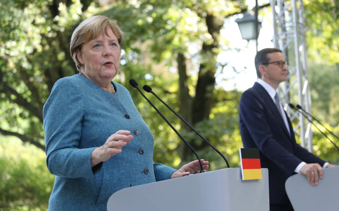 Merkel backs border protection and rule of law “dialogue” during final Warsaw visit