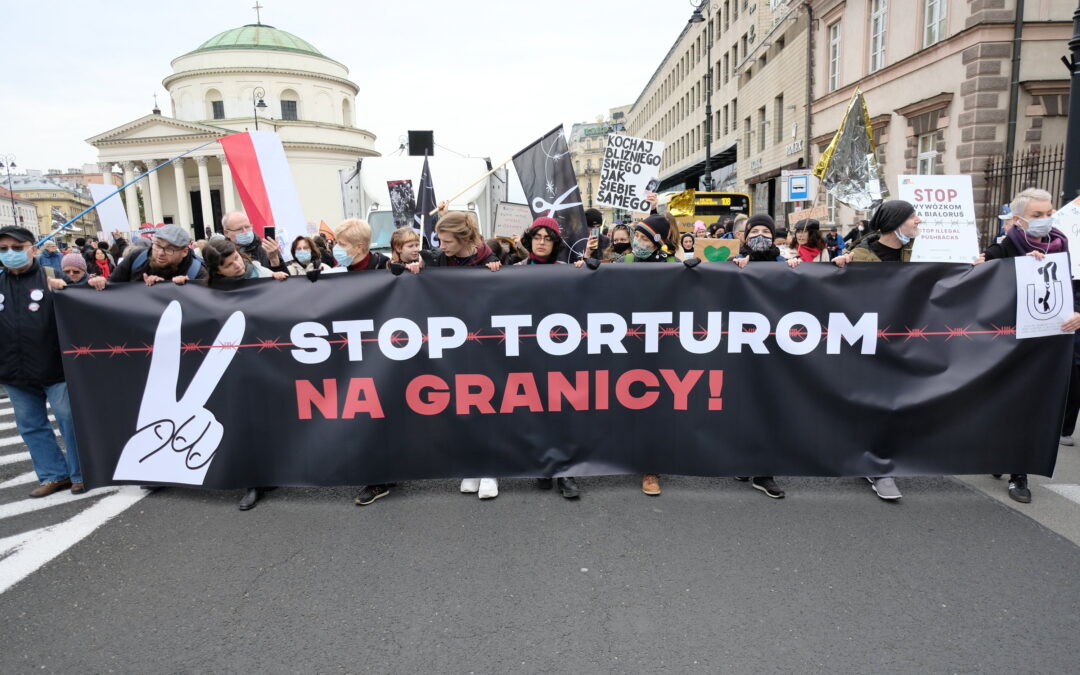“Stop the Torture on the Border”: protests in solidarity with migrants held in Poland