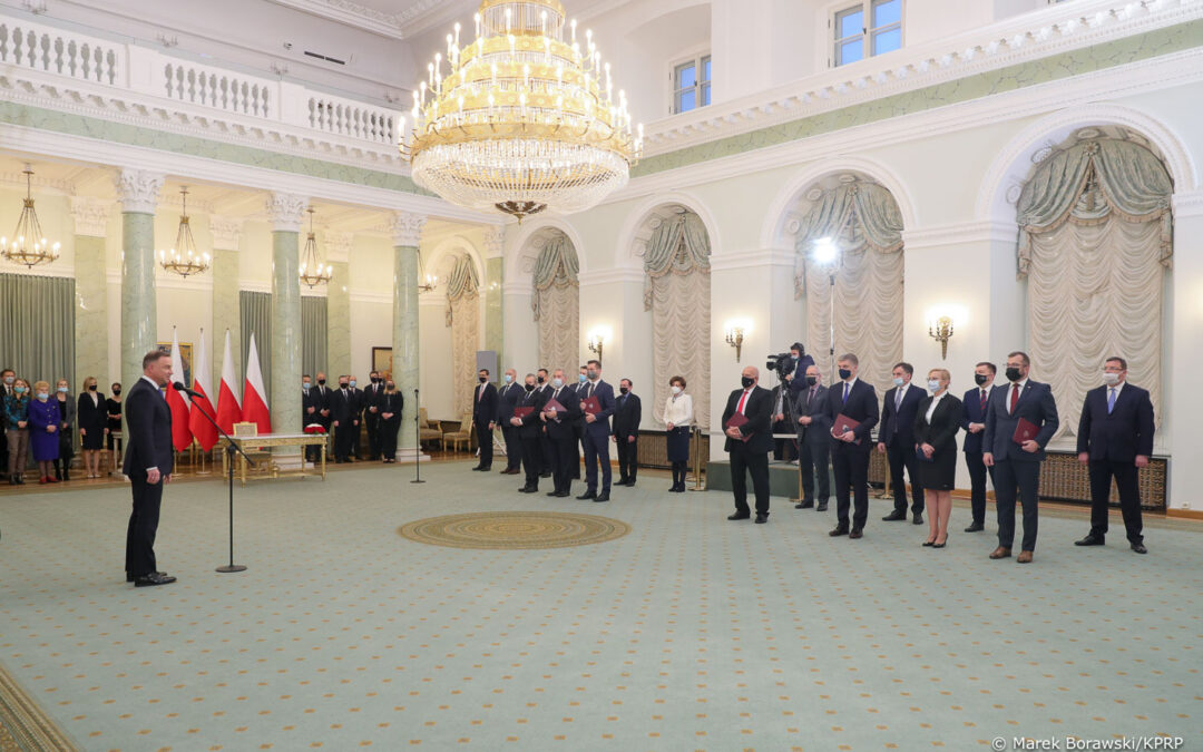 Cabinet reshuffle in Poland with new climate, agriculture, development and sports ministers
