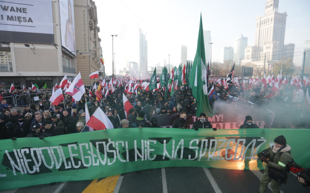 “We’re at war with Germany and the EU”: nationalist Independence March passes through Warsaw