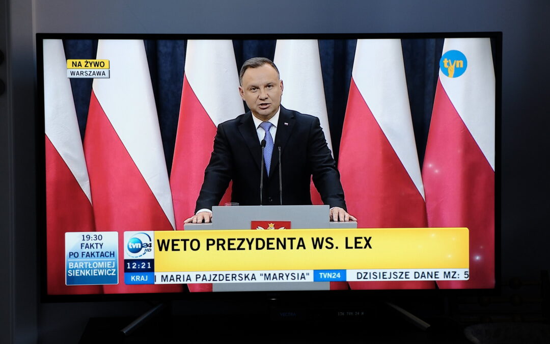 President vetoes media law that threatened Poland’s biggest private broadcaster
