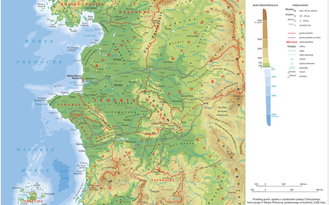 Polish geographers create map of the Witcher world