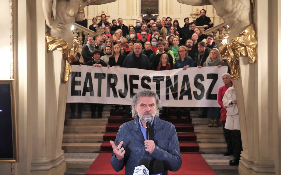 Polish theatre protests removal of director after “anti-government” play