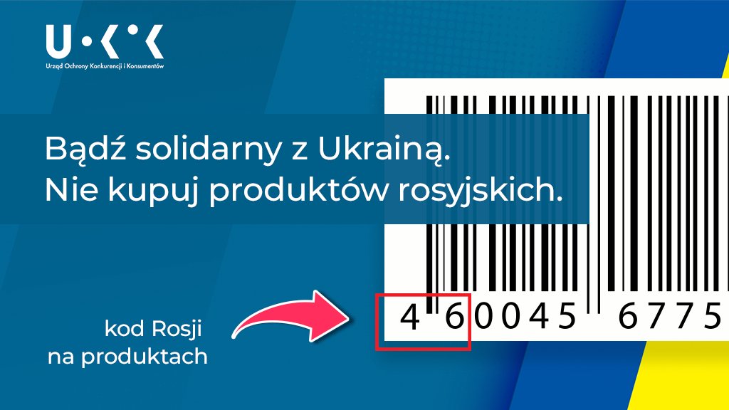 Polskie Biuro Konsumenckie doradza kupującym, jak ignorować rosyjskie produkty