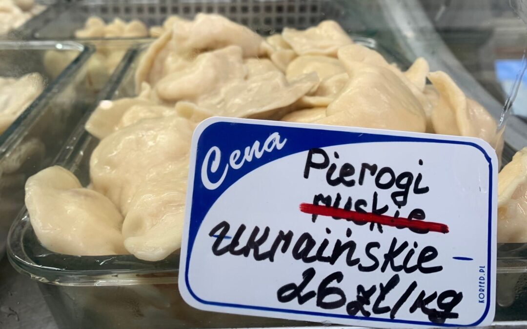 Polish restaurants change name of “Russian” dumplings to “Ukrainian”