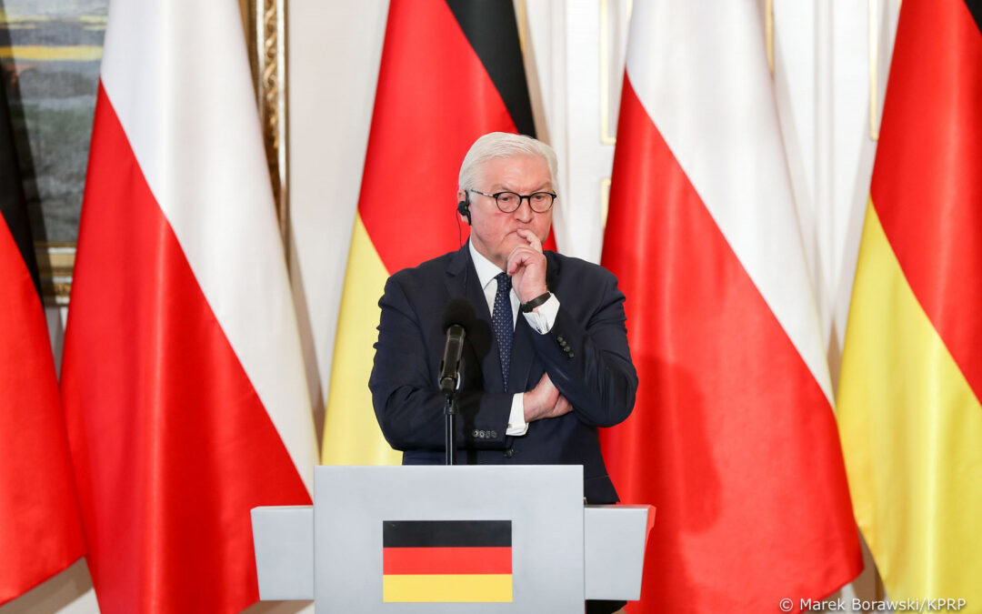 “No return to normality with Russia,” says German president on Warsaw visit