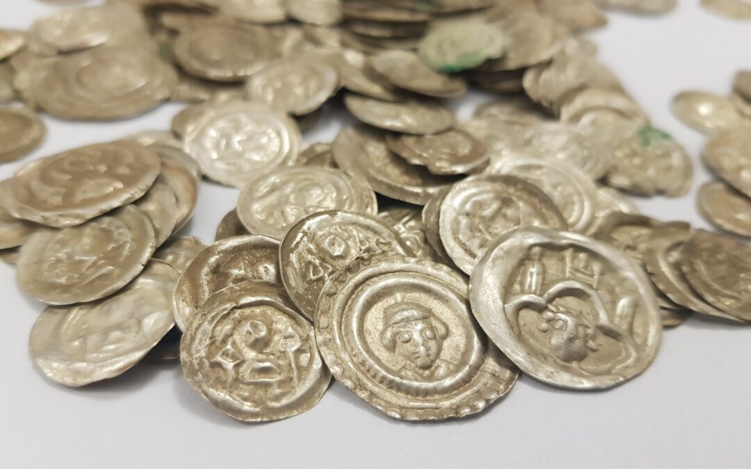 Dog digs up huge haul of medieval coins in Poland