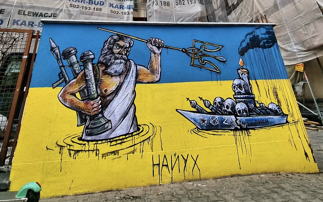“Graffiti is my weapon against aggression”: Polish street art in support of Ukraine