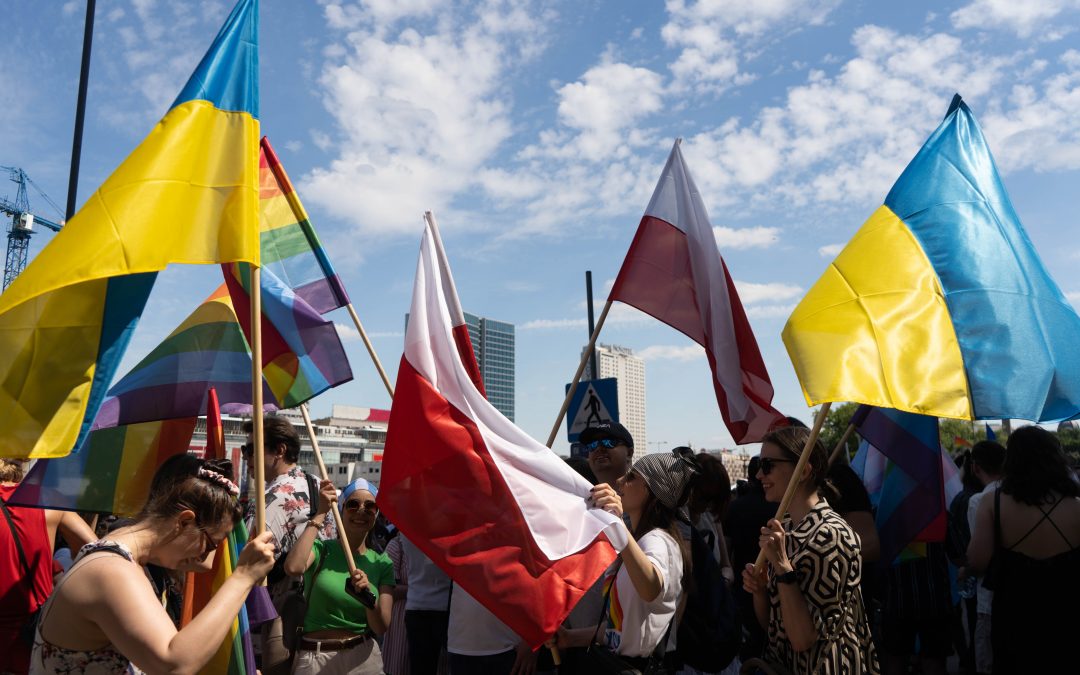Joint Polish-Ukrainian LGBT parade held in Warsaw