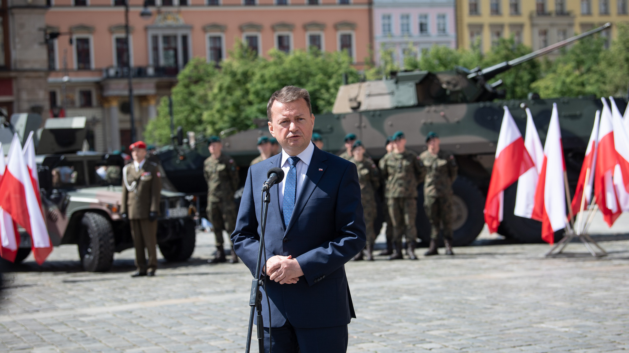 Polskie siły lądowe będą najsilniejsze w Europie – mówi minister obrony