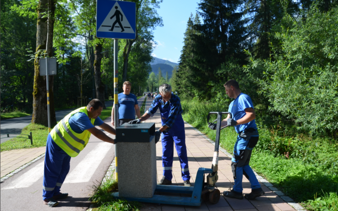 Polish city installs bear-proof rubbish bins