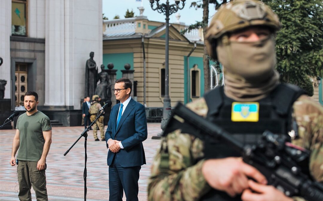 “If Ukraine were dependent on Germany for defence it would no longer exist,” says Polish PM