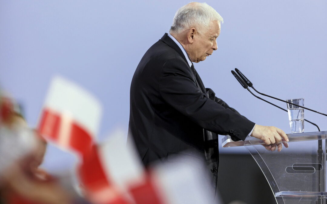 Poles have choice between “Polish” ruling party and “German” opposition, says Kaczyński