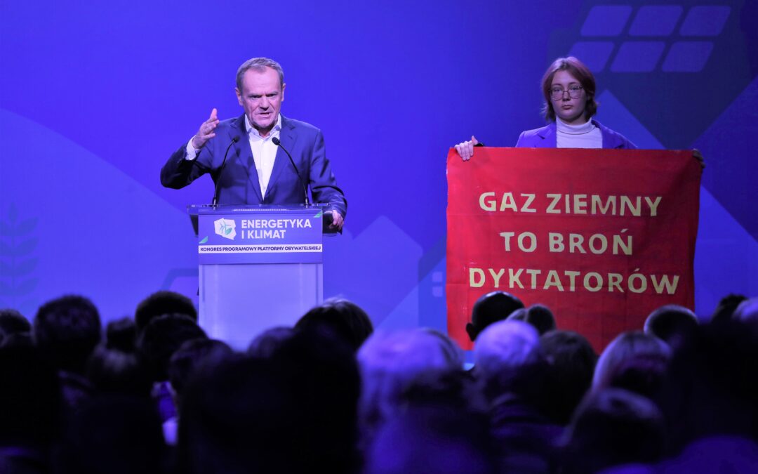 “My generation was wrong on climate,” says Tusk as he unveils Polish opposition’s green programme