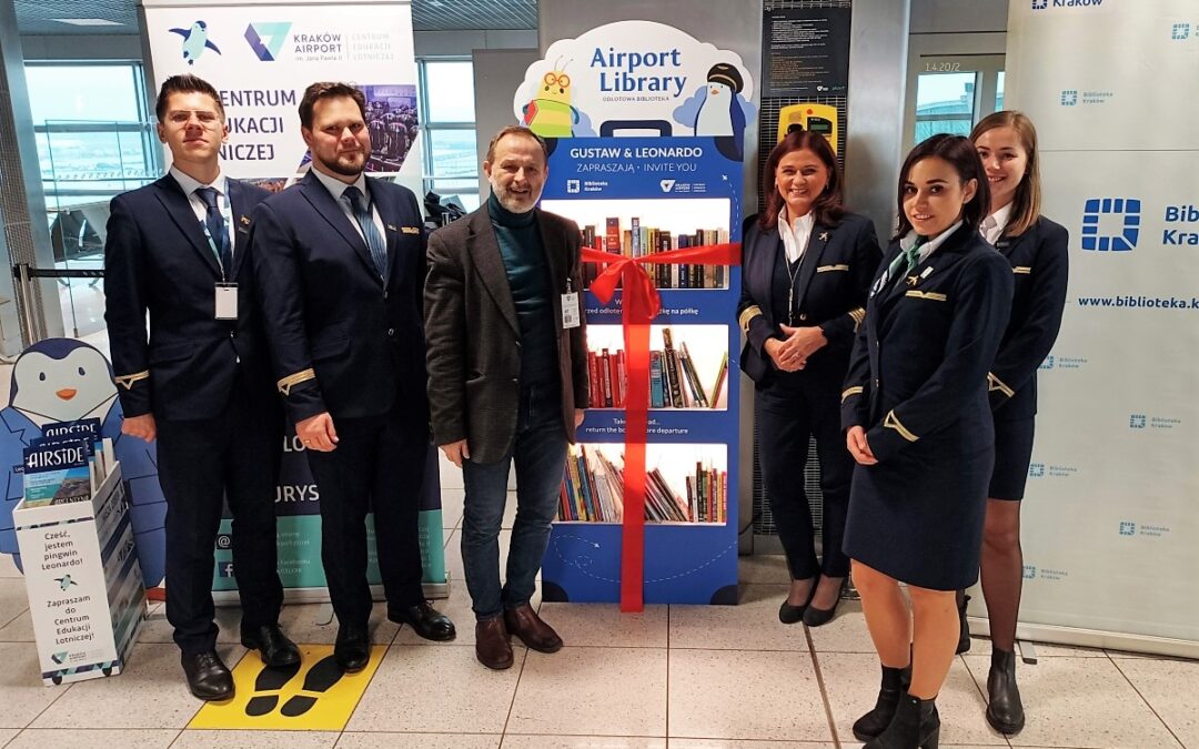 Kraków airport opens “library” with books for passengers
