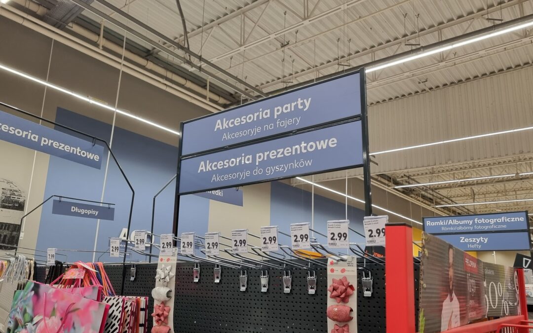Supermarket introduces bilingual Polish-Silesian signs