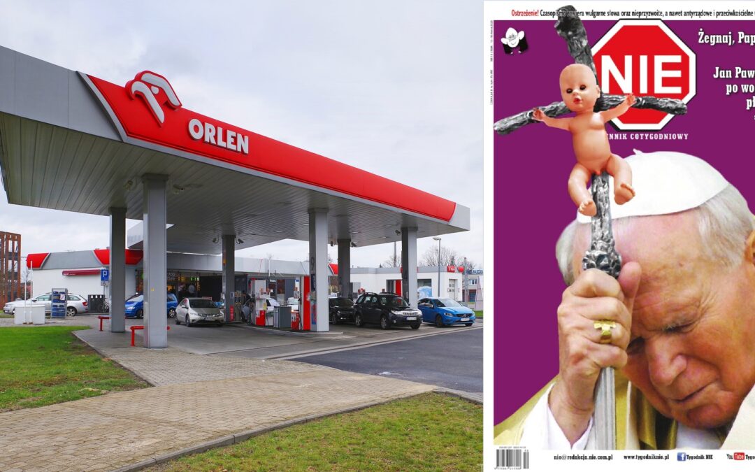 Polish weekly withdrawn from post offices and state-owned petrol stations over John Paul II cover