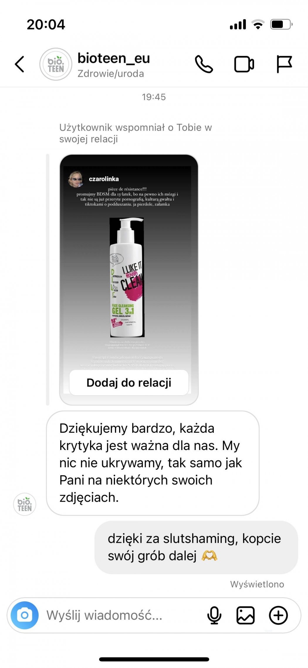 Polish drugstore chain withdraws teen cosmetics line after sexual branding backlash