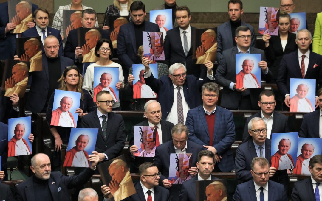 Polish parliament adopts resolution defending Pope John Paul II following sex abuse report