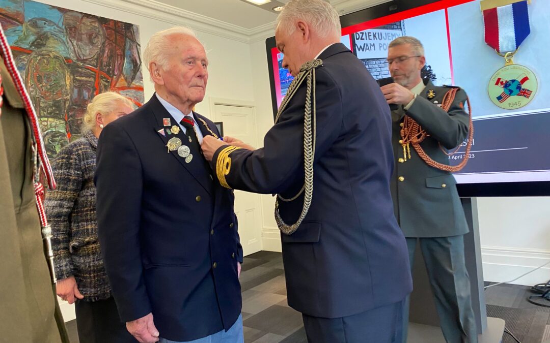 Netherlands honours 99-year-old Polish veteran for role in WWII liberation