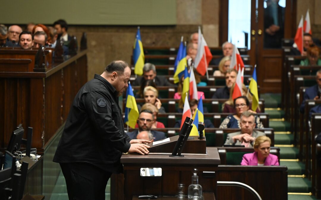 “We understand your pain” over WWII massacre, Ukrainian leader tells Polish parliament