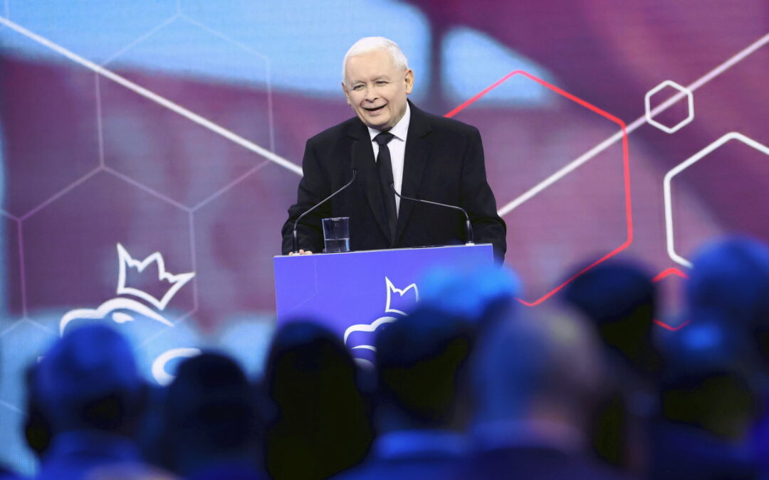 Polish ruling party announces rise in flagship child benefit ahead of elections