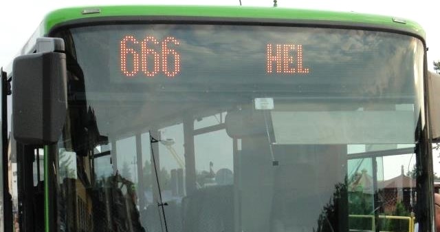 Koniec linii dla polskiego autobusu 666 do Helu