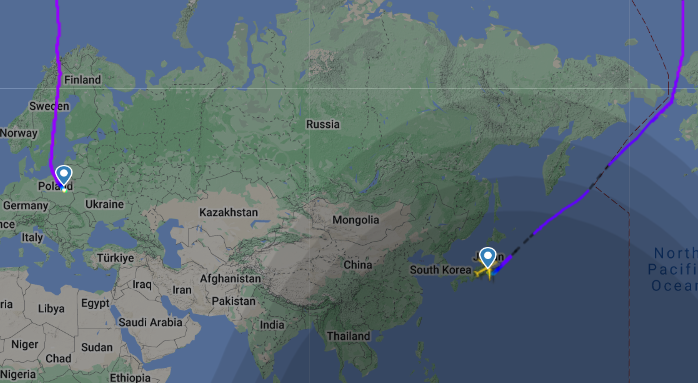 Poland’s LOT completes first flight from Asia via North Pole ahead of potential new route