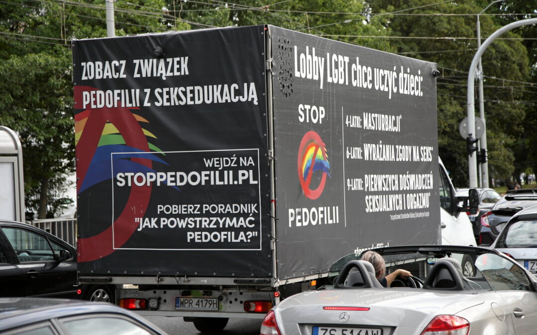 Polish court acquits driver of anti-LGBT van, finding homophobic slogans “true”