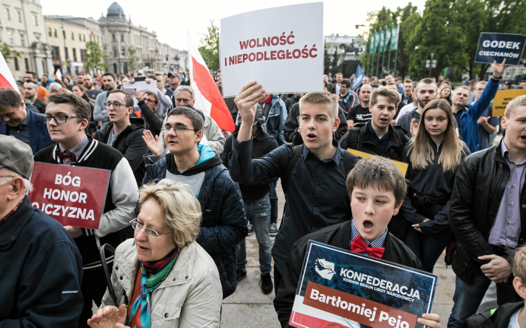 One third of young Poles plan to vote for far right with 80% “frustrated at political situation”