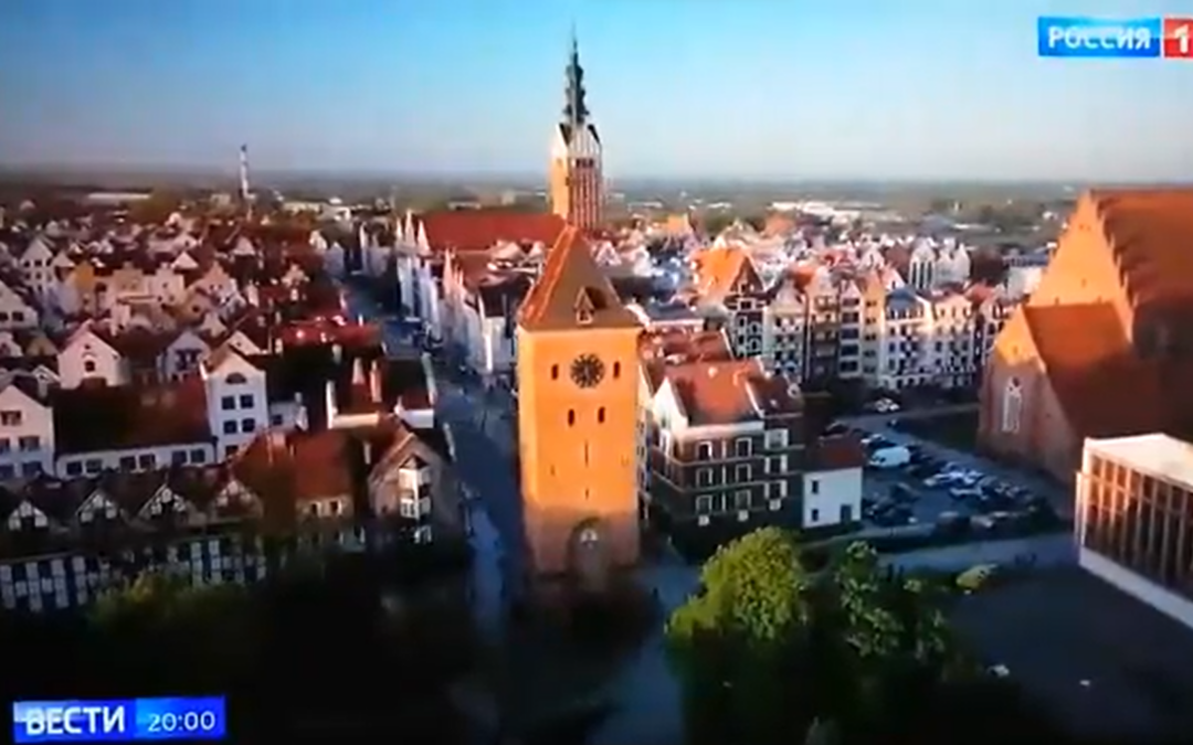 Russian state TV shows Polish city in report on development of Kaliningrad