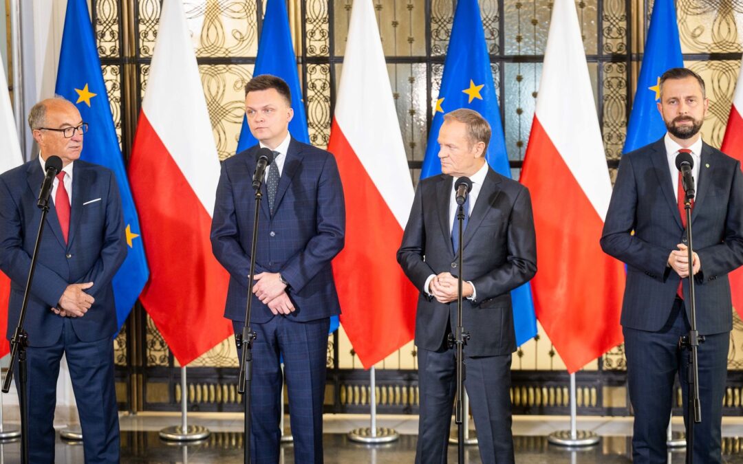 Polish opposition jointly declare desire to form government with Tusk as prime minister