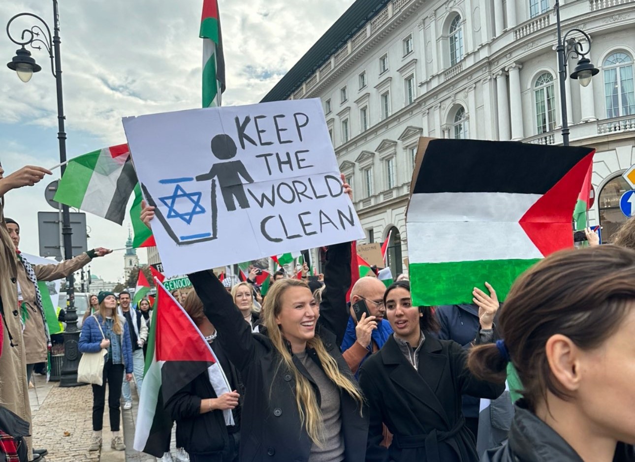Ambasador Izraela potępia „rażący antysemityzm” podczas marszu propalestyńskiego w Warszawie
