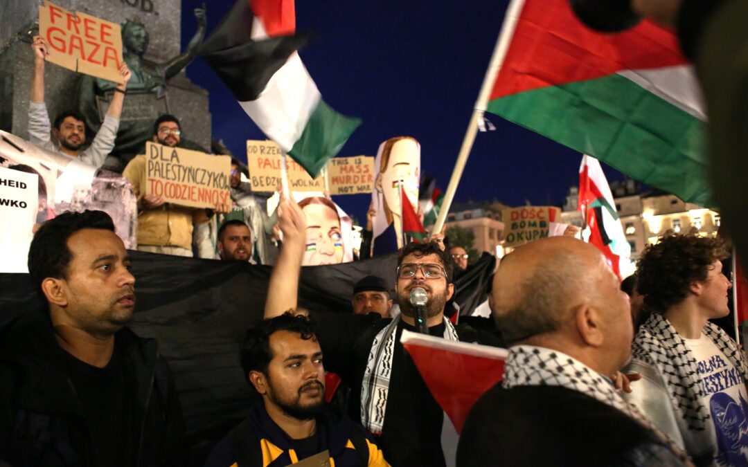 Pro-Palestine demonstration held in Poland