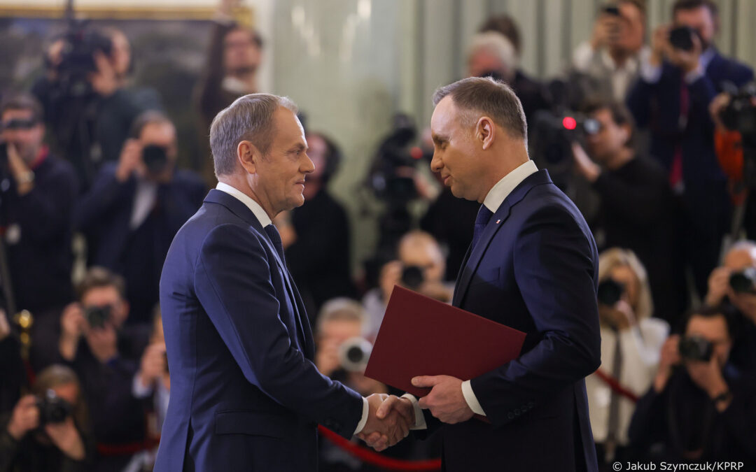 Tusk’s new Polish government sworn in by President Duda