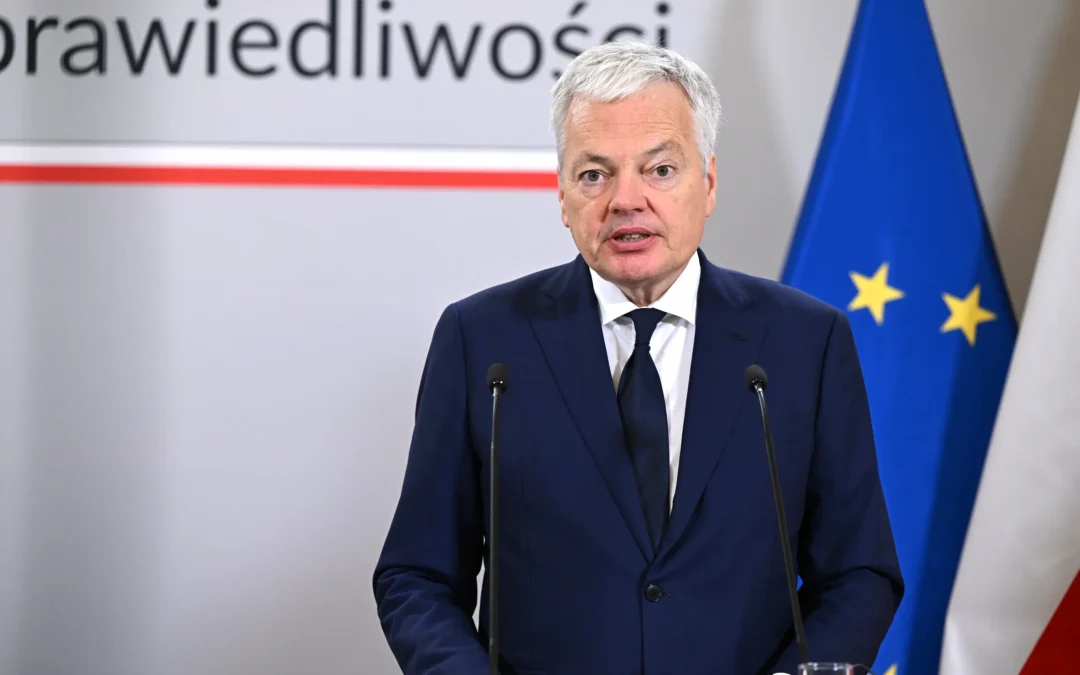 EU “pleased new Polish government determined to restore rule of law”, says visiting commissioner